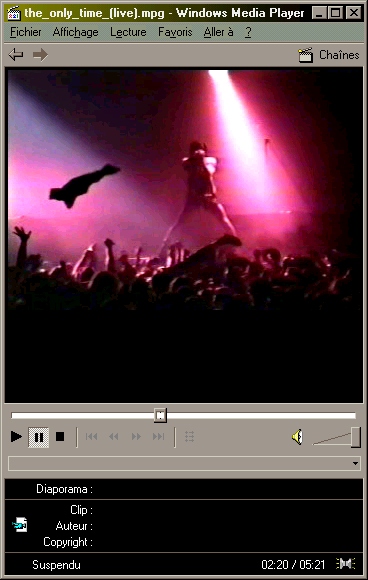 The only time live